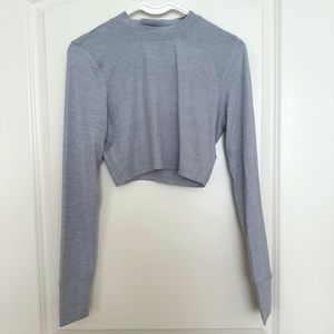 Long Sleeve Vuori Lux Crop Tee - Small